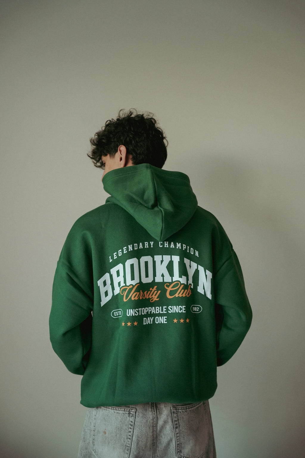 SLOGAN PRINTED HOODIE