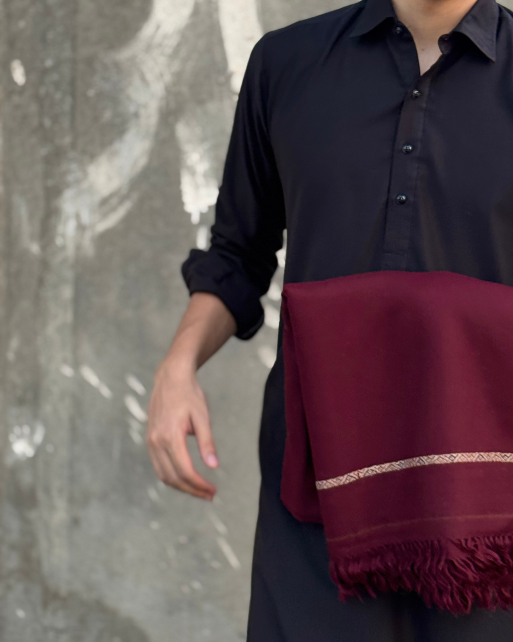 Zwanano Kashmiri Saddar – Maroon