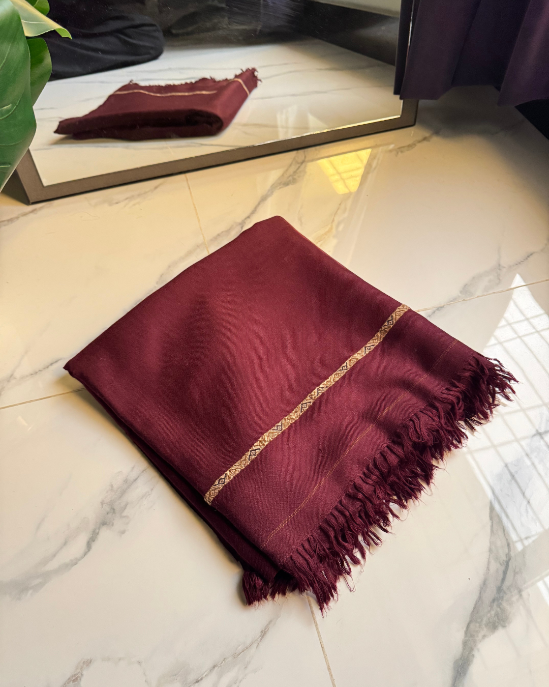 Zwanano Kashmiri Saddar – Maroon