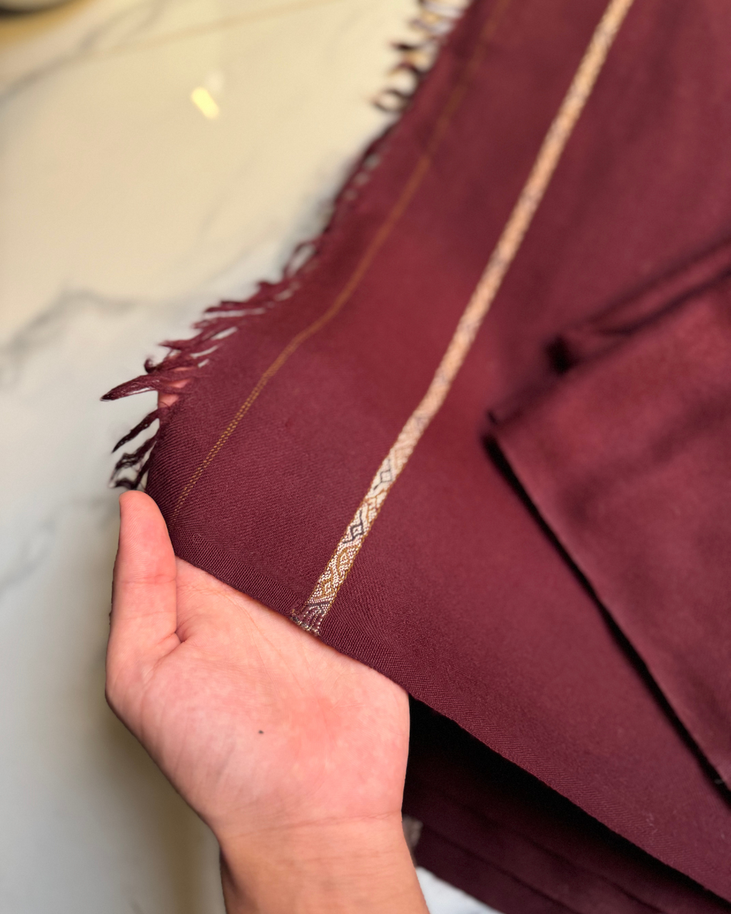 Zwanano Kashmiri Saddar – Maroon