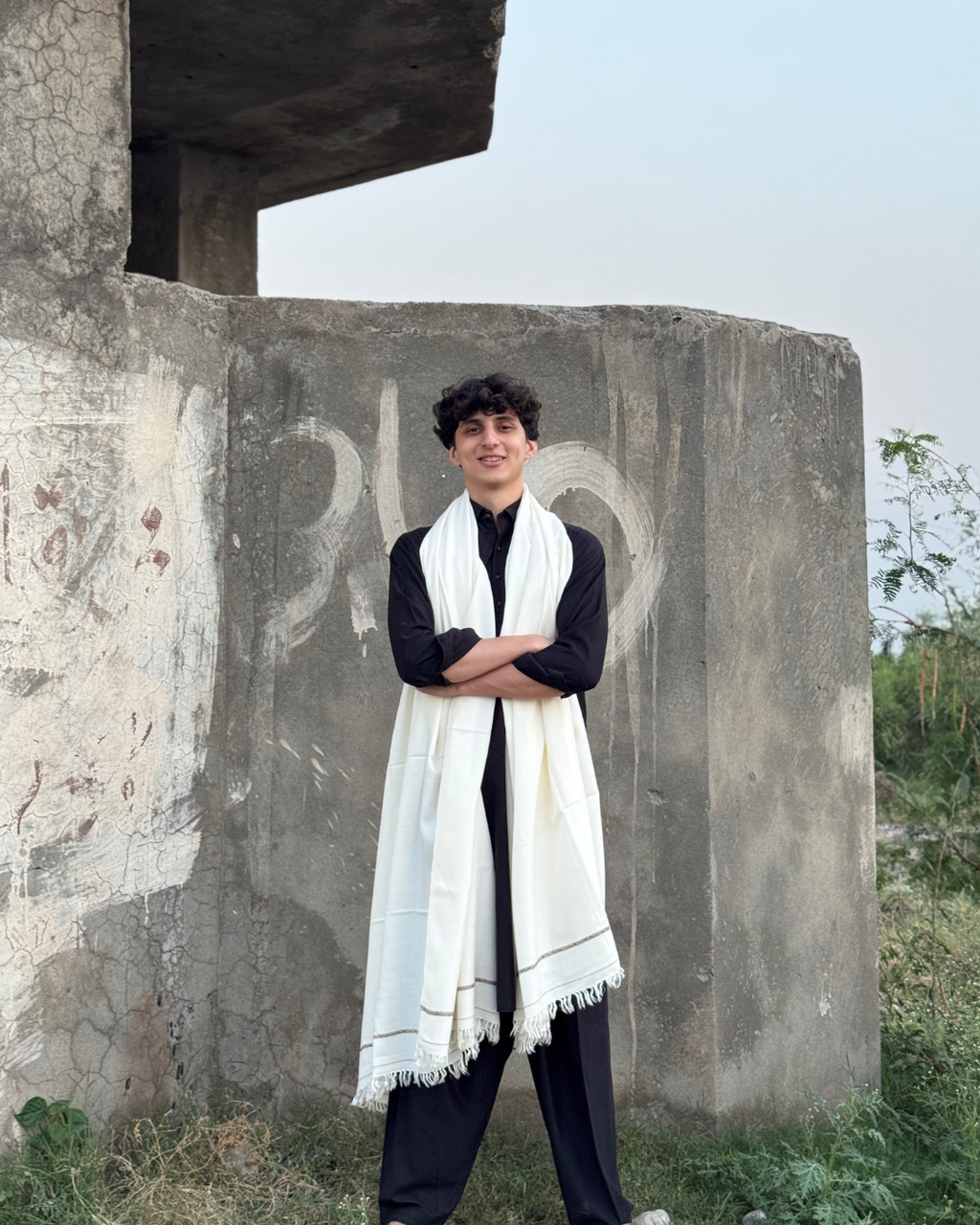 Zwanano Kashmiri Saddar – White