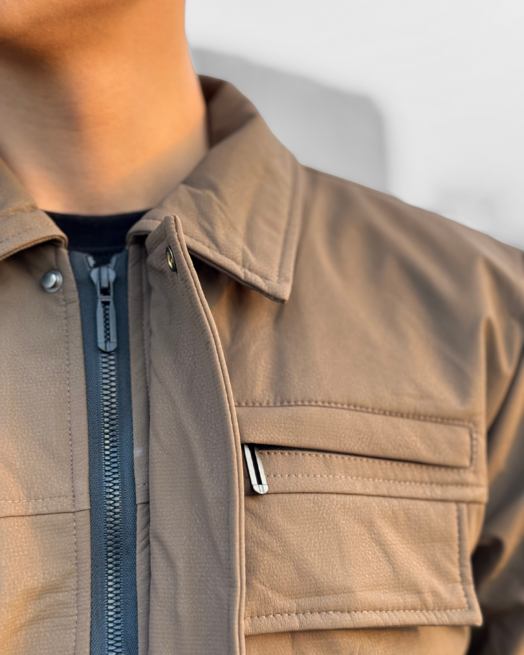 Field bomber jacket Brown