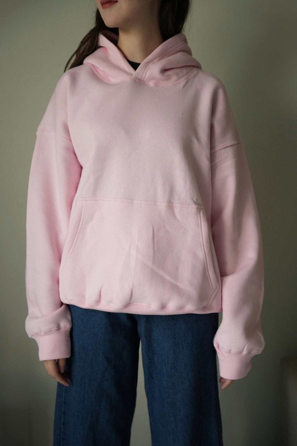 OVERSIZED PINK HOODIE