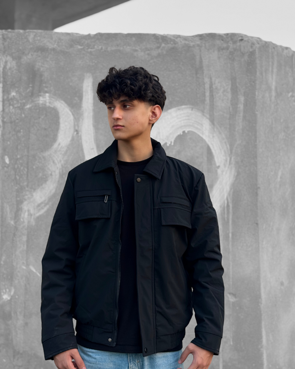Field Bomber Jacket Black