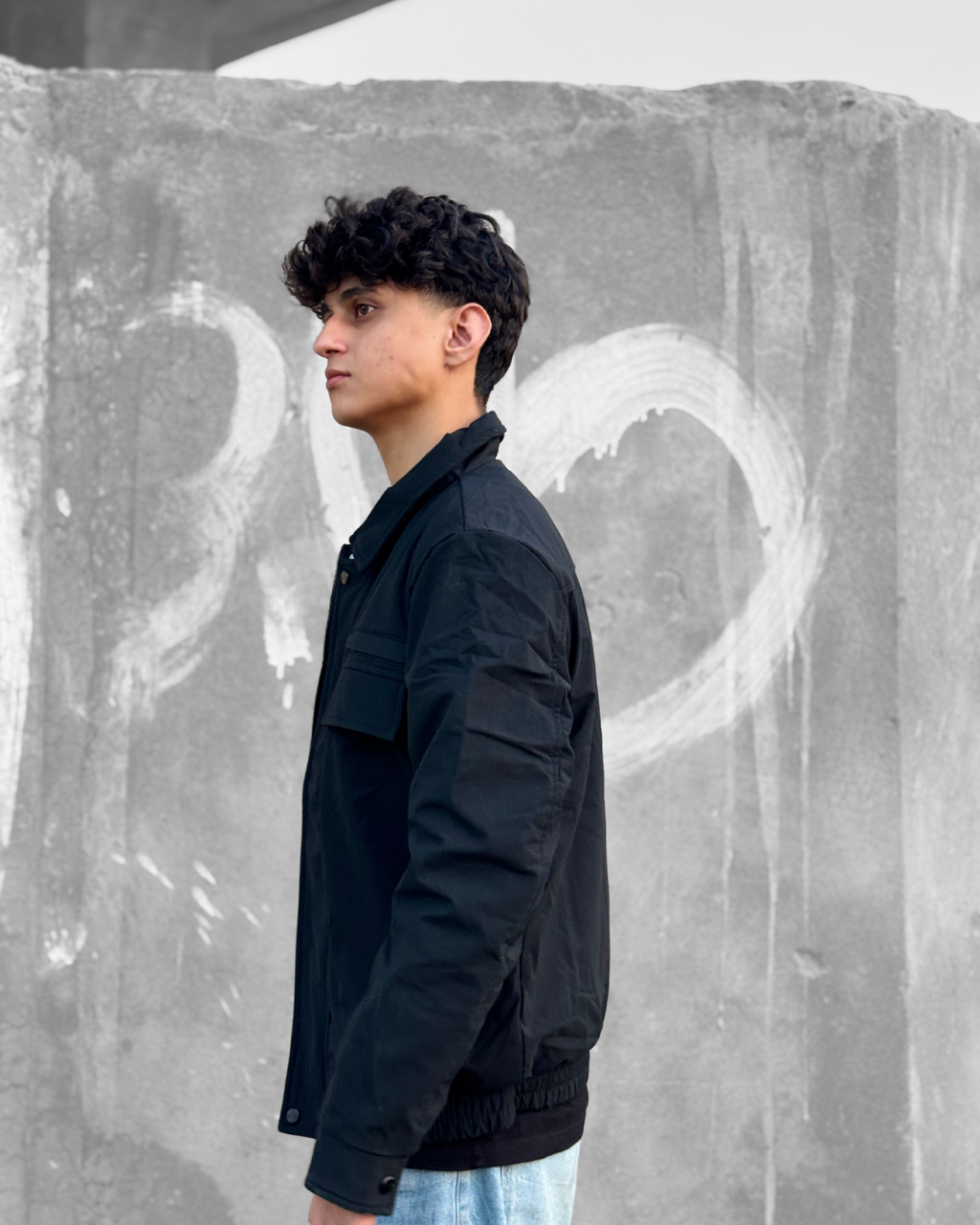 Field Bomber Jacket Black