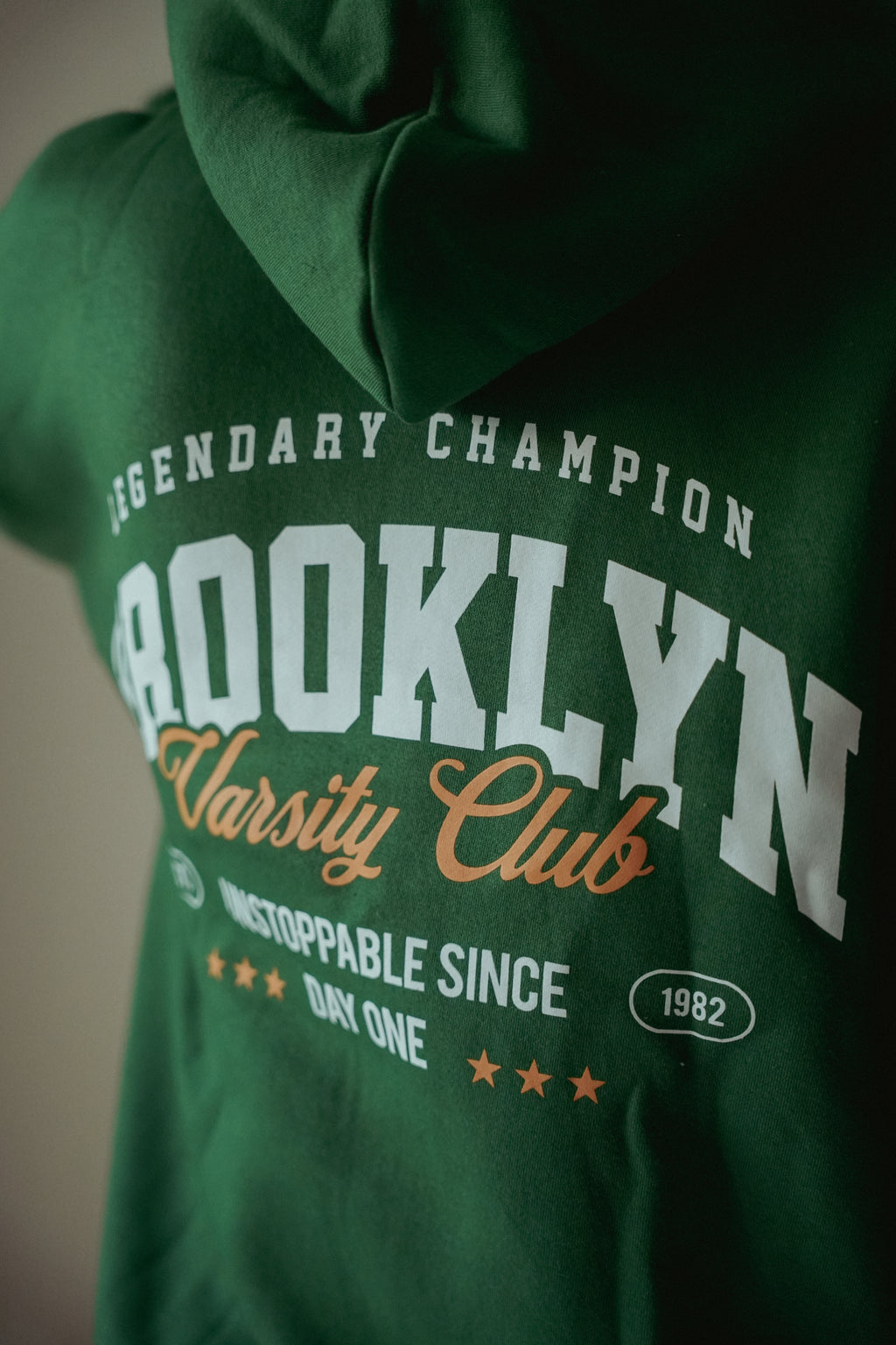 SLOGAN PRINTED HOODIE