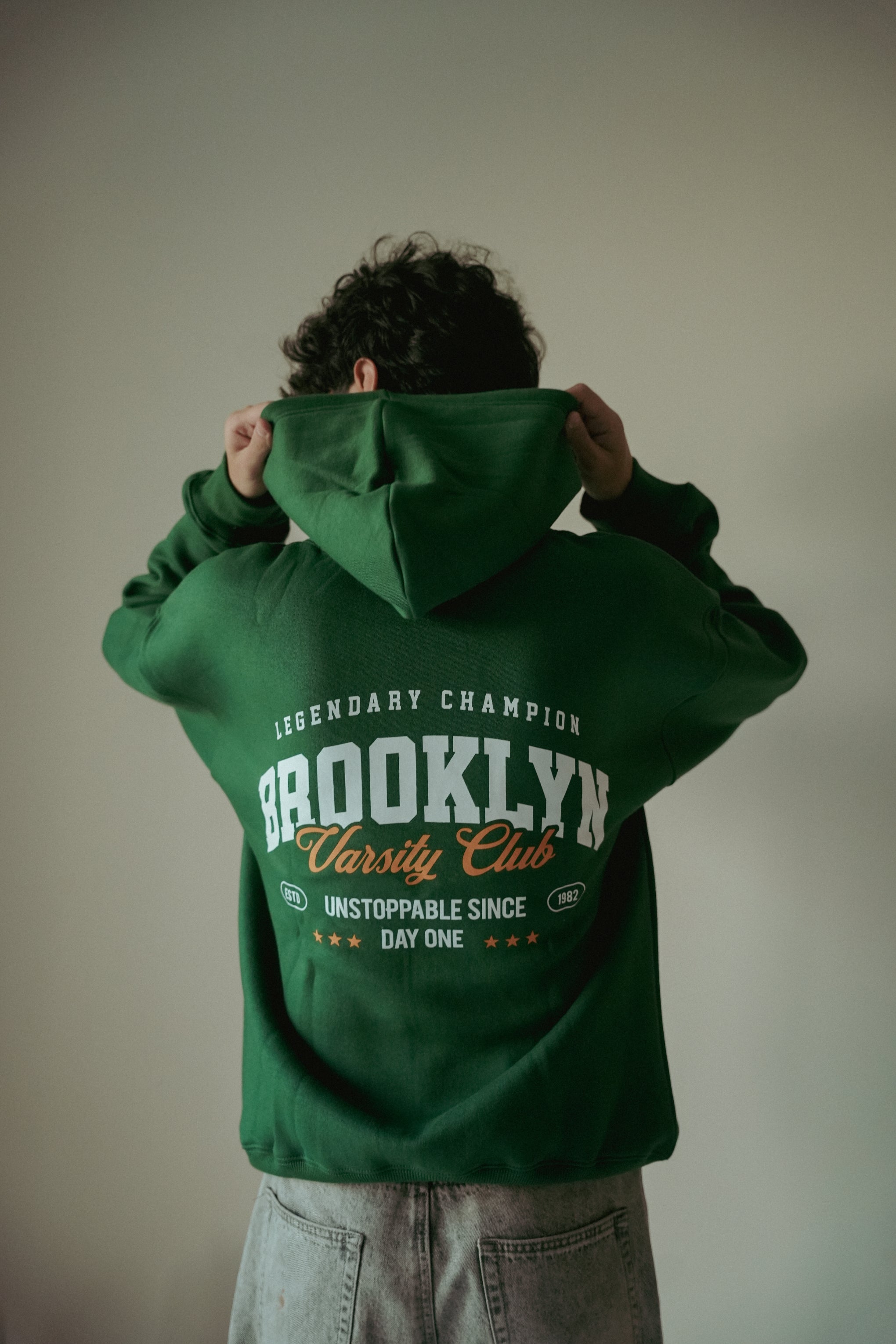 SLOGAN PRINTED HOODIE