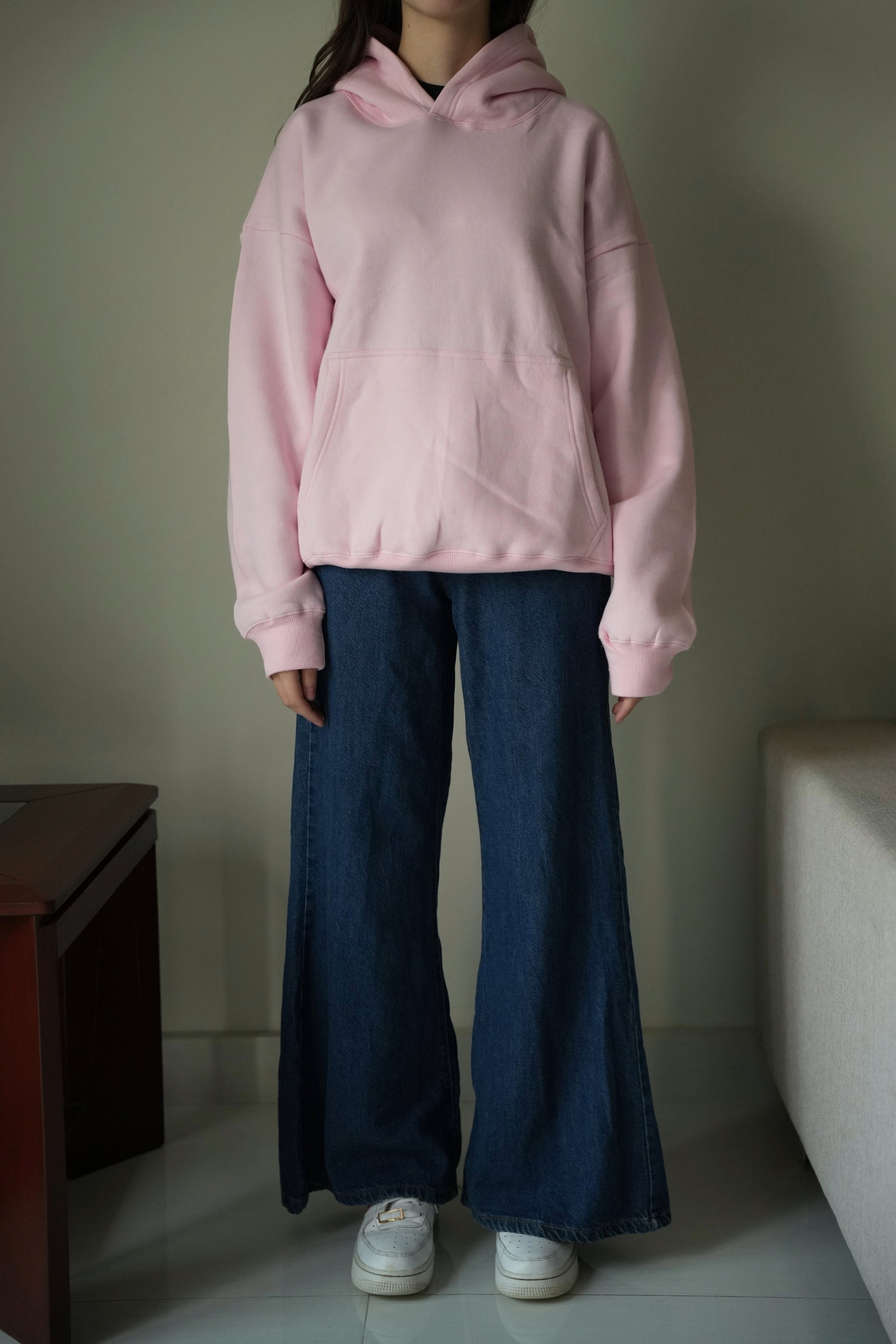 OVERSIZED PINK HOODIE