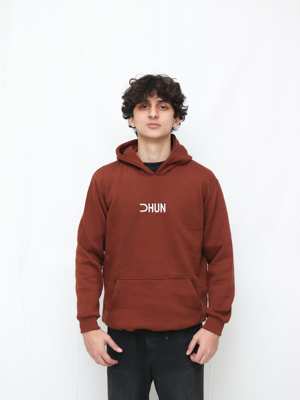 Brown hoodie