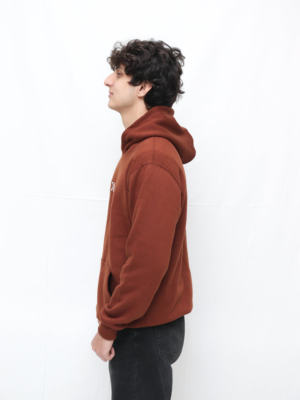 Brown hoodie