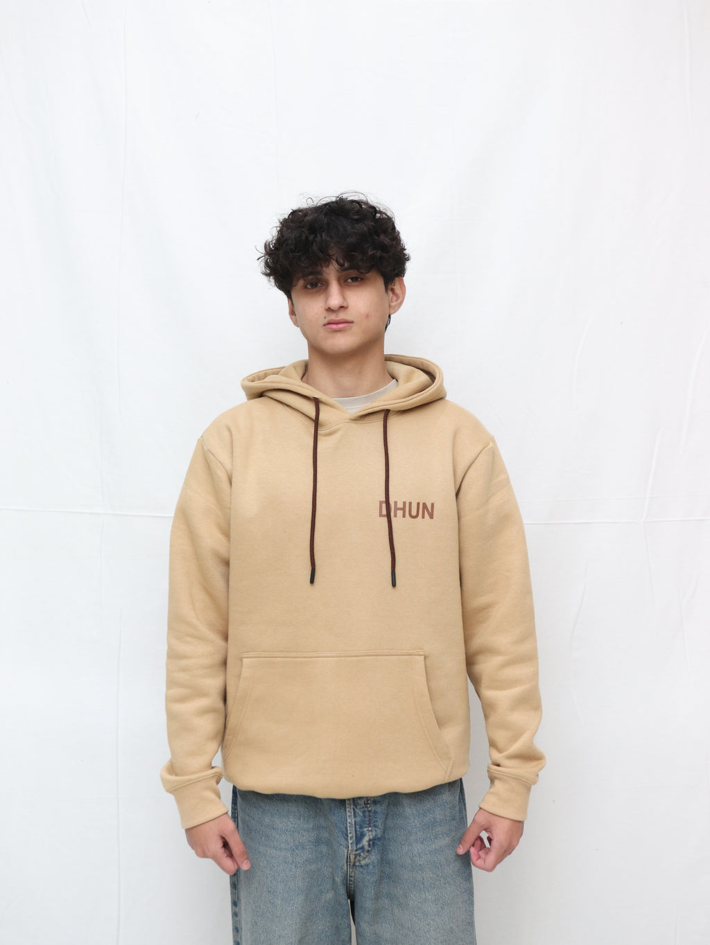 Beige hoodie