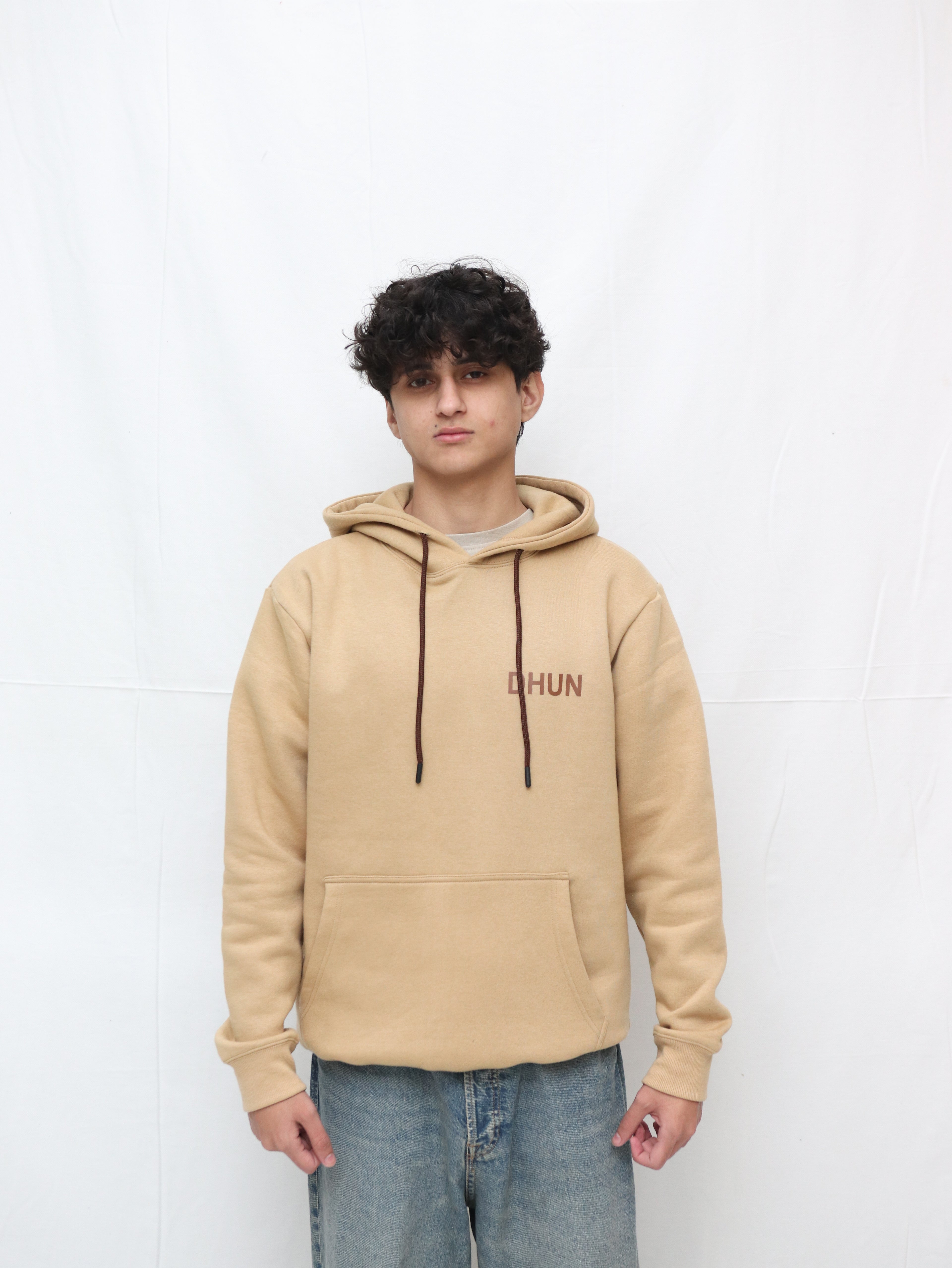 Beige hoodie